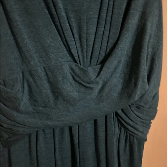 M.S.S.P Max Studio Specialty Products Greenblue Dress Size Large Long Preloved - Picture 5 of 11